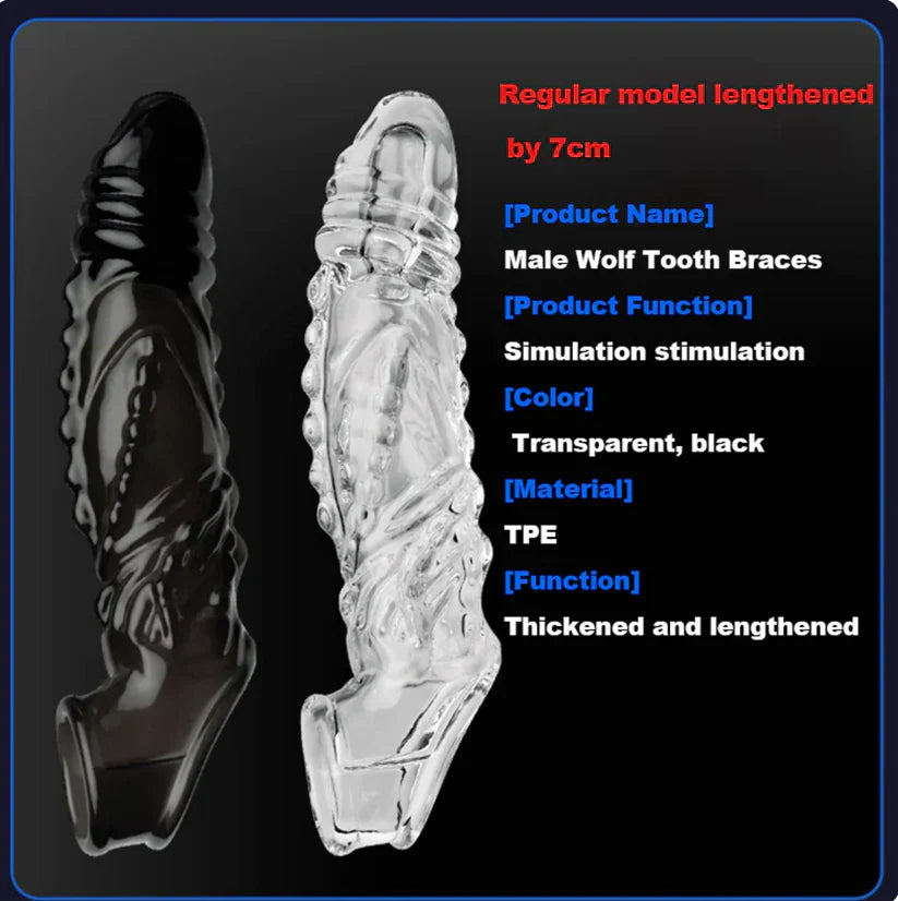2026 HOT Deal 💥Reusable Sleeve Extension Vibrator – Makes You Longer, Harder & Unstoppable 😍